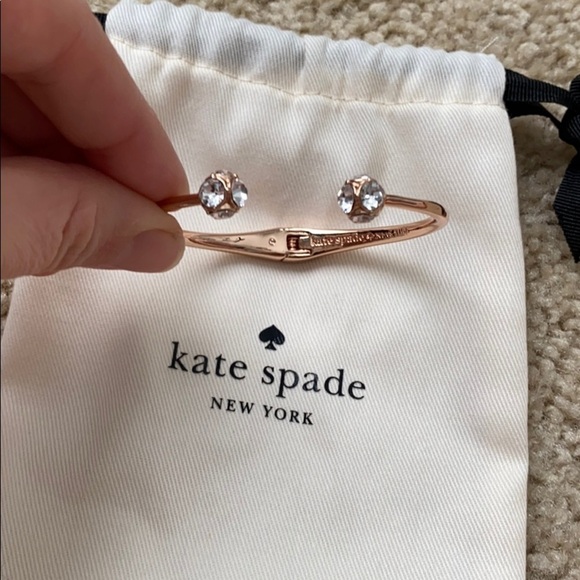 kate spade Jewelry - Rose gold bracelet with jewel detail Kate spade